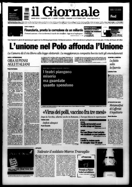 Il giornale : quotidiano del mattino